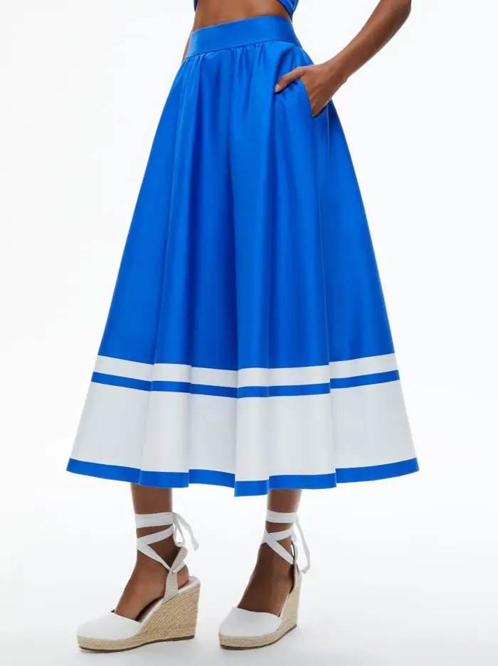 EARLA HIGH WAISTED MIDI SKIRT